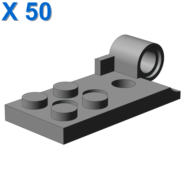 H. plate bot. 2x4 w. ø4.85 h. X 50