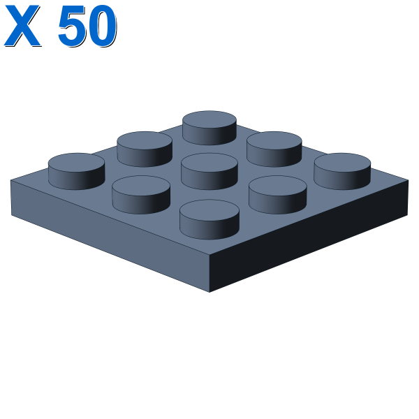 PLATE 3X3 X 50