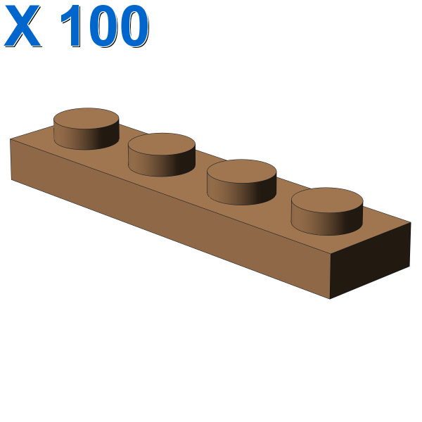 PLATE 1X4 X 100