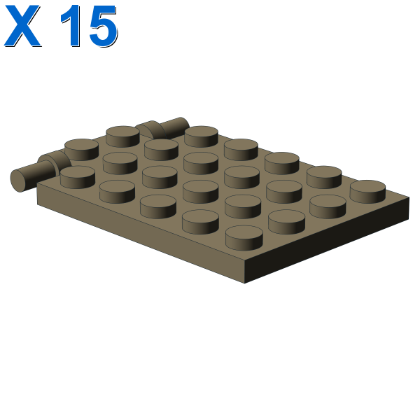 PLATE 4X5 W. SHAFT Ø3.2 X 15