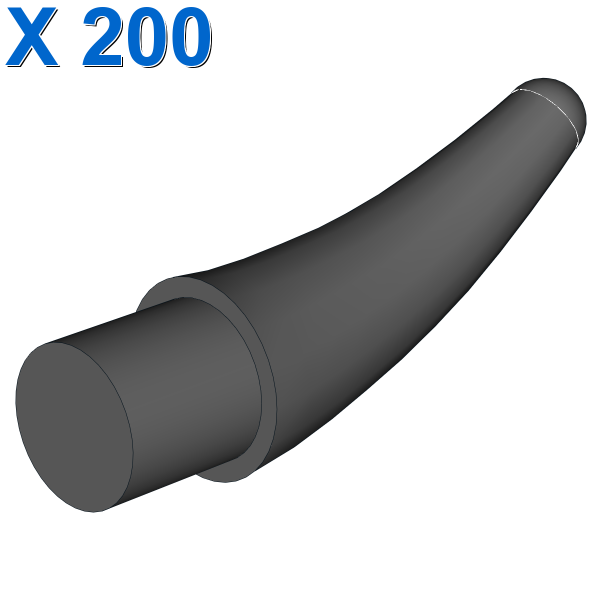 Horn w. shaft ø 3.2 X 200