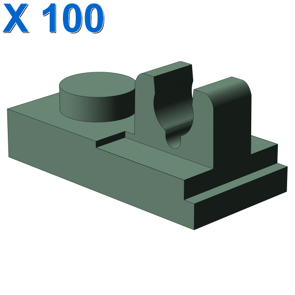 PLATE 1X2 W. VERTICAL GRIP X 100