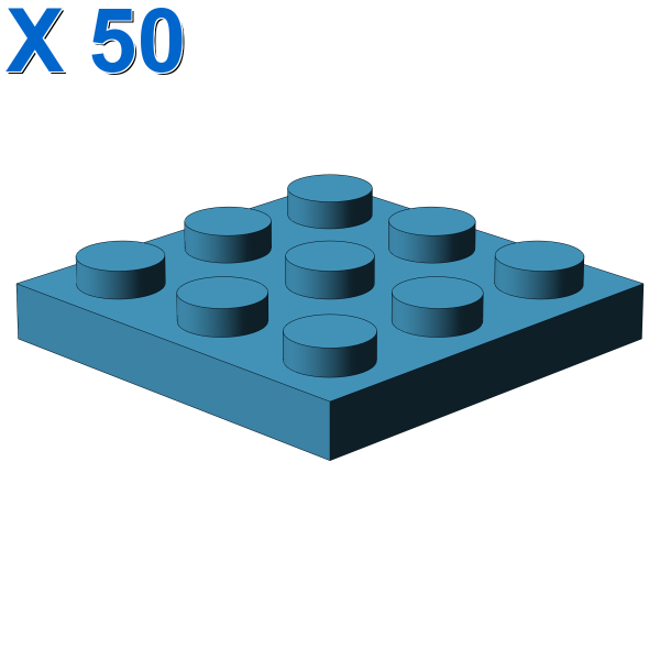 PLATE 3X3 X 50