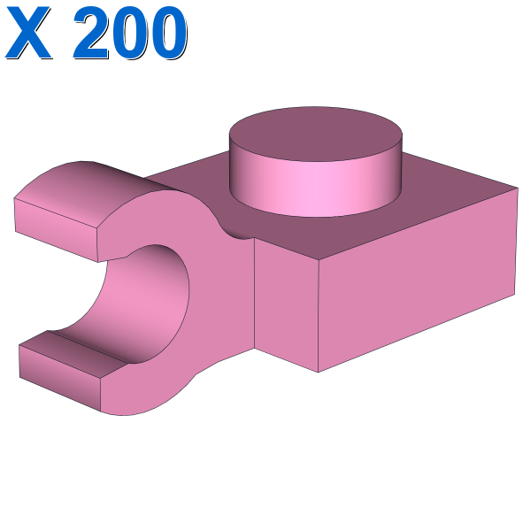 PLATE 1X1 W/HOLDER VERTICAL X 200