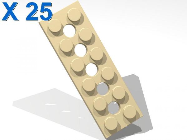 PLATE 2X6 W. HOLES X 25