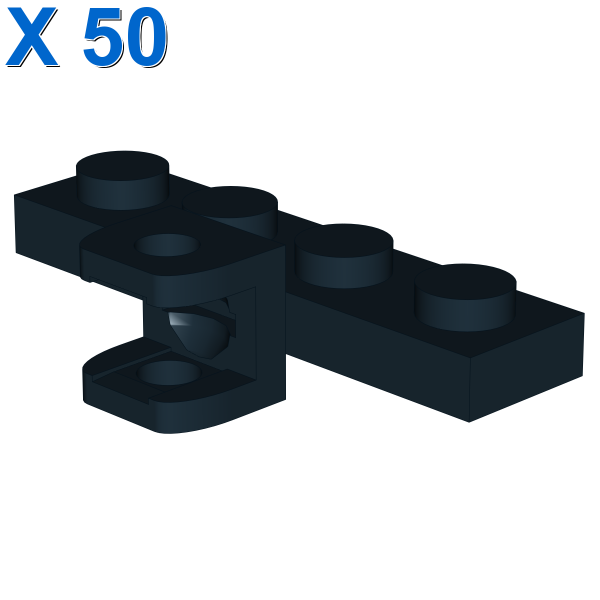 PLATE 1X4 W. BALL SOCKET X 50