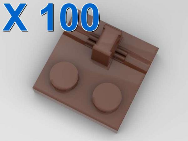 Plate 2x2 w. stump/top X 100