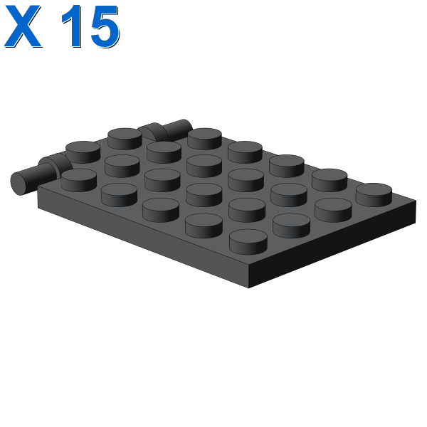 PLATE 4X5 W. SHAFT Ø3.2 X 15